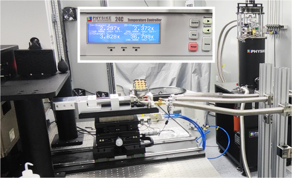磁光克爾干式低溫系統安裝成功