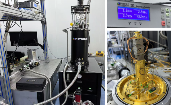 干式顯微低溫系統安裝成功